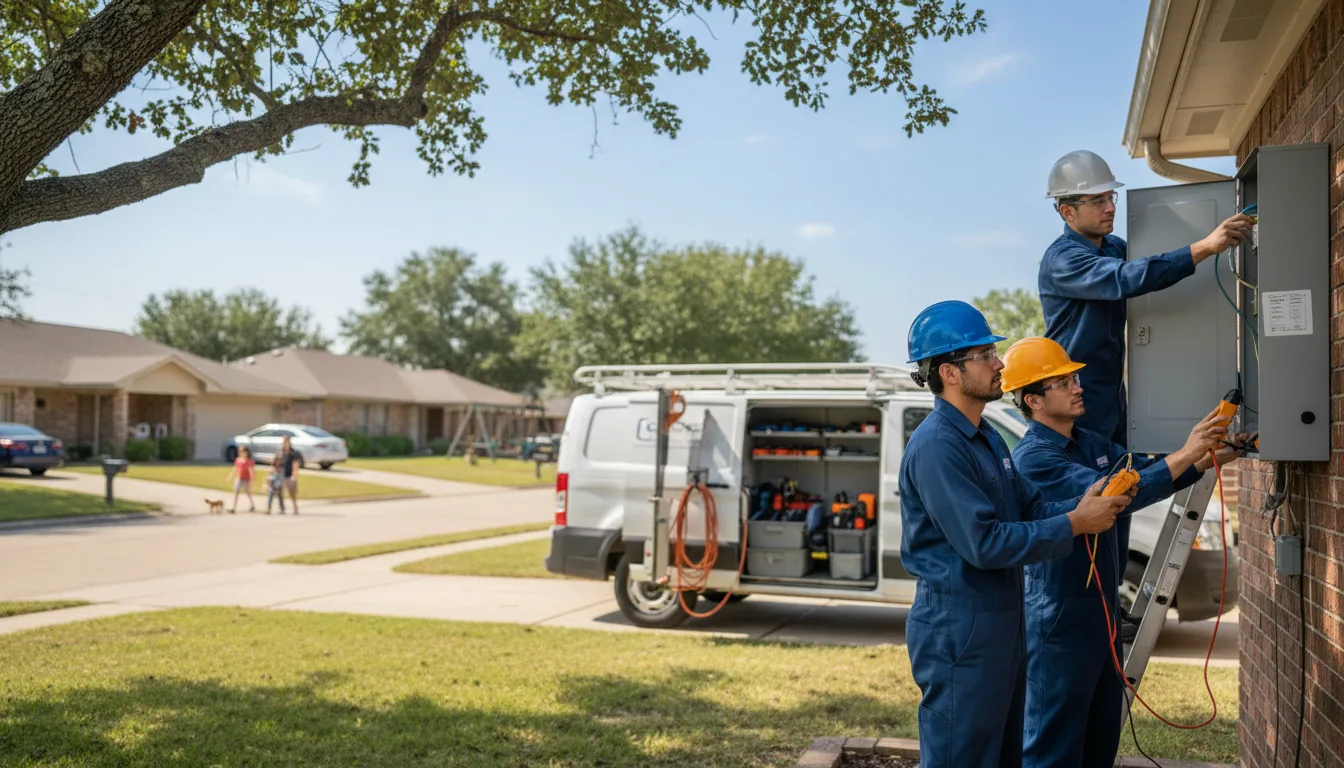 Certified electrician providing emergency electrical services in Home, KS